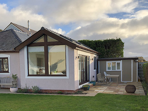 Replace conservatory with new extension