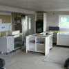 Kitchen being installed